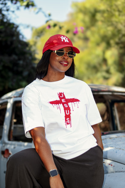White and Red T-Shirt
