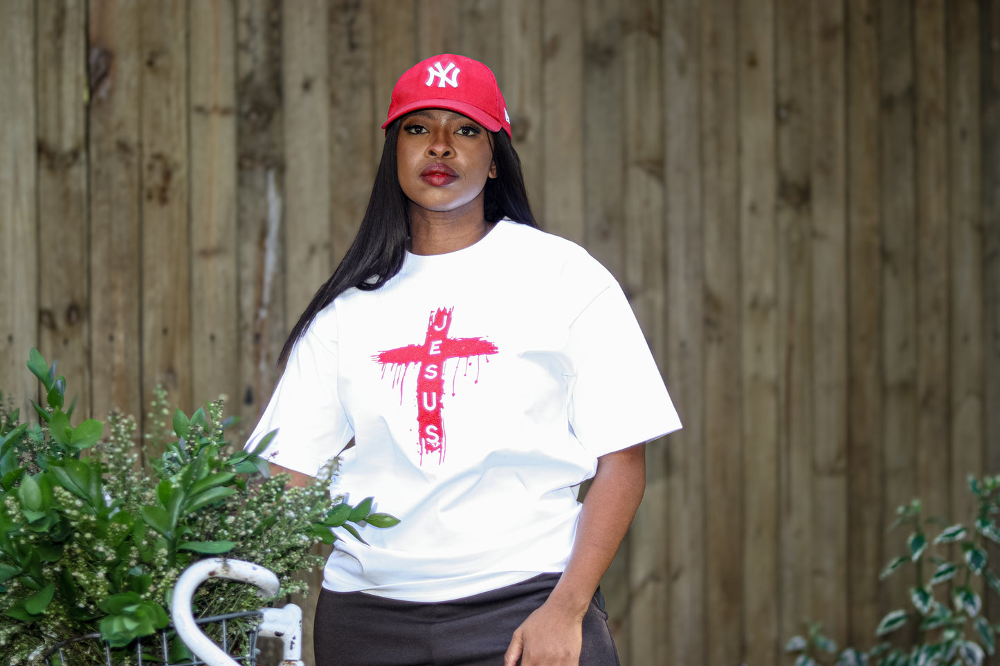White and Red T-Shirt